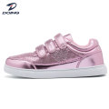 Shiny Pu Girl Casual Skateboard Sneaker corriendo zapatos para niños divertidos